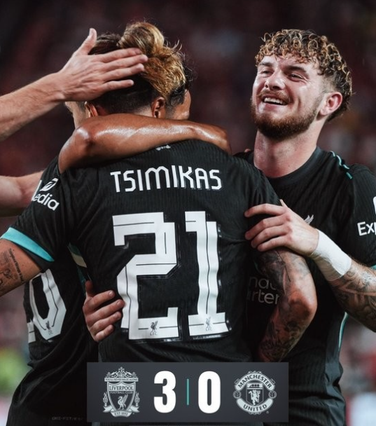 友谊赛-利物浦3-0曼联季前赛3连胜!曼联2胜3负结束季前赛社区盾战曼城 友谊赛-利物浦3-0曼联季前赛3连胜!曼联2胜3负结束季前赛社区盾战曼城