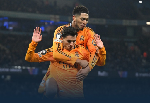 欧冠-皇马客场3-2曼城,贝林厄姆绝杀,姆巴佩建功,哈兰德双响 欧冠-皇马客场3-2曼城,贝林厄姆绝杀,姆巴佩建功,哈兰德双响