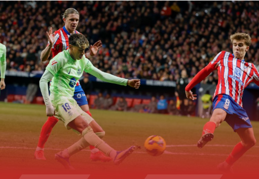 西甲-巴萨让二追四4-2马竞,亚马尔、莱万破门,费兰双响 西甲-巴萨让二追四4-2马竞,亚马尔、莱万破门,费兰双响