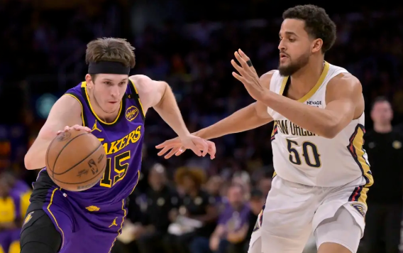 东契奇35+6詹姆斯27+8 里夫斯30分湖人124-108击退鹈鹕 东契奇35+6詹姆斯27+8 里夫斯30分湖人124-108击退鹈鹕