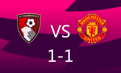 英超-曼联1-1战平伯恩茅斯,多尔古送礼,霍伊伦绝平 英超-曼联1-1战平伯恩茅斯,多尔古送礼,霍伊伦绝平